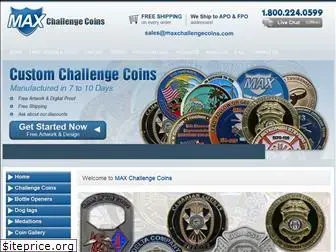 maxchallengecoins.com