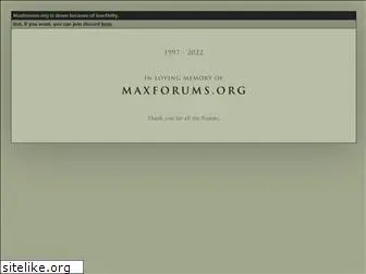 maxforums.org