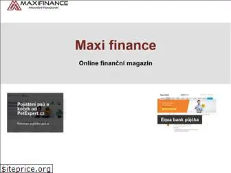 maxifinance.cz