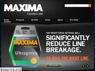 maximafishingline.com