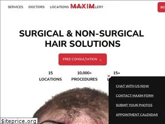 maximhairrestoration.com