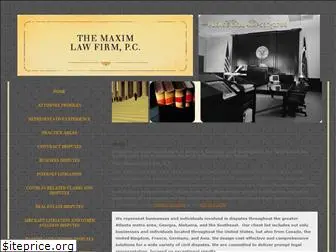 maximlawfirm.com