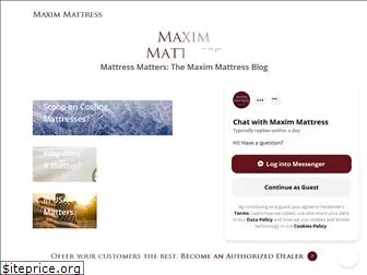 maximmattress.com