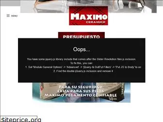 maximoceramico.com