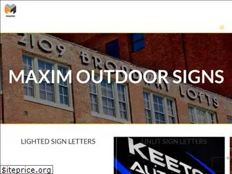 maximsigns.com