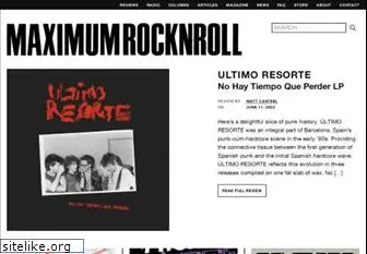 maximumrocknroll.com