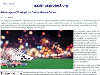 maximusproject.org