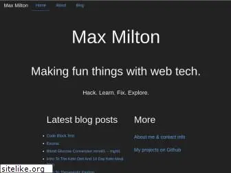 maxmilton.com