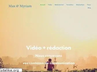 maxmyriam.com