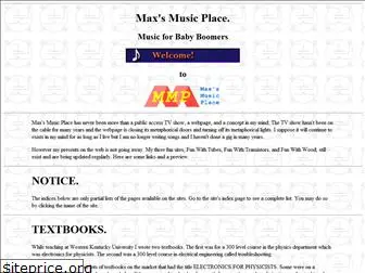 maxsmusicplace.com