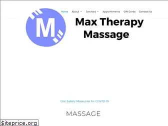 maxtherapymassage.com