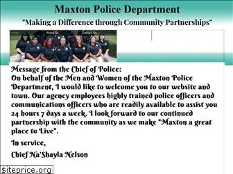 maxtonpolice.org