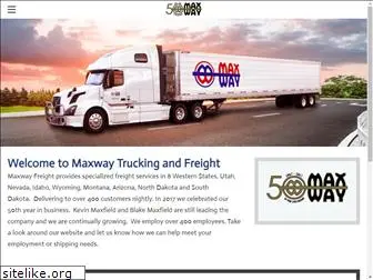 maxwaytrucking.com
