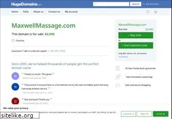 maxwellmassage.com