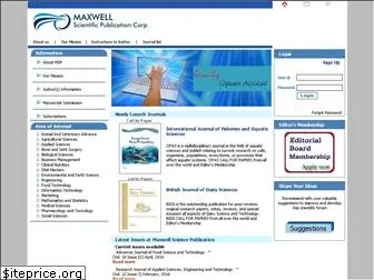 maxwellsci.com