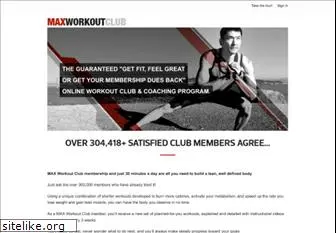 maxworkoutclub.com