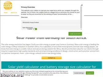 maxx-solar-energy.co.za