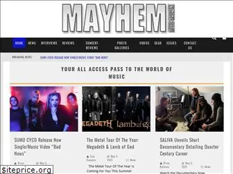 mayhemmusicmagazine.com