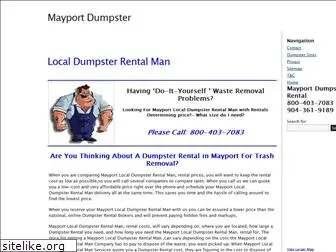 mayportdumpster.com