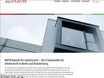 mayr-arbeitsrecht.de