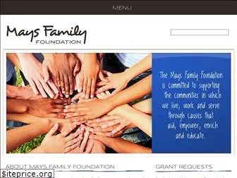 maysfamilyfoundation.com