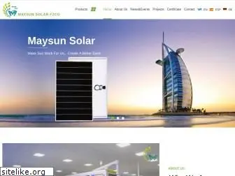 maysunsolar.com