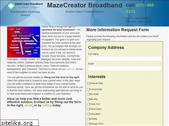 mazecreatorbroadband.com
