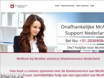 mcafee.contactnummernederlands.com