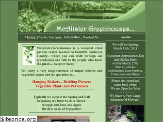 mcalistergreenhouses.com