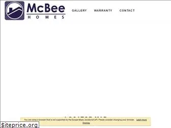 mcbeehomes.com