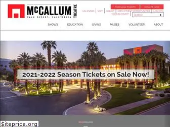 mccallumtheatre.com