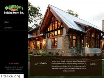 mccarronsbuildingcenter.com