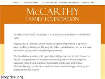 mccarthyfamilyfdn.org