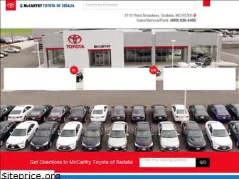 mccarthytoyotaofsedalia.com