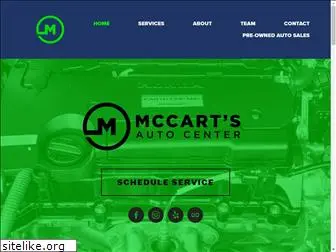 mccartsautocenter.com