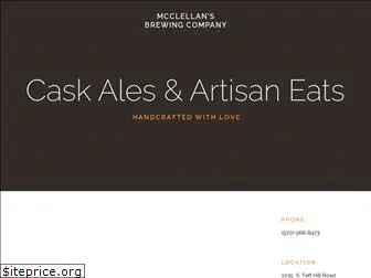 mcclellansbrewingcompany.com