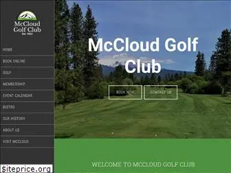 mccloudgolfclub.com