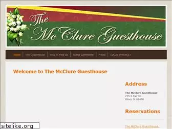 mcclureguesthouse.com