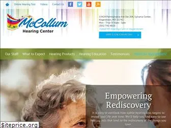 mccollumhearingcenter.com