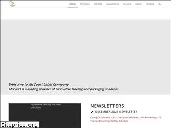 mccourtlabel.com