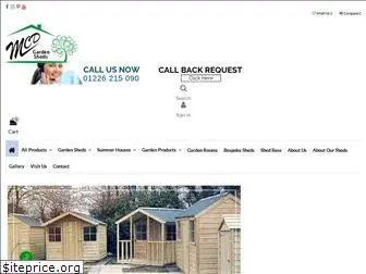 mcdgardensheds.co.uk