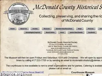 mcdonaldcohistory.org