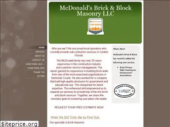 mcdonaldsbrickandblock.com