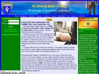 mcdowellbiblecollege.org