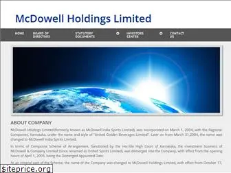 mcdowellholdings.co.in