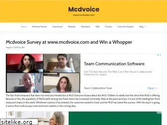 mcdvoice.club