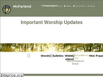 mcfarlandlutheran.org