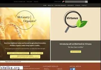 mcgearyorganics.com