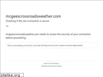 mcgeescrossroadsweather.com