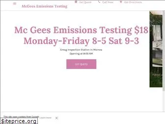 mcgeesemissions.com